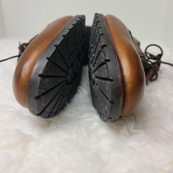 Allen Edmonds San Marco Mens 8 Brown Pebbled Leather Dress Shoes 5722 - Picture 11 of 11